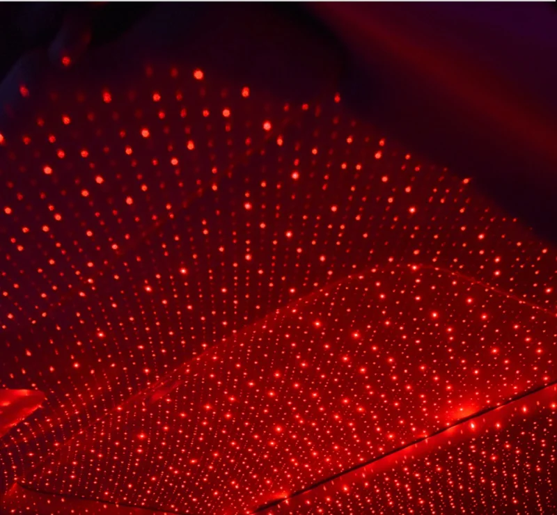 

Интерьерная USB-лампа для автомобиля, атмосфера звездного неба, потолочный светильник, лампа для потолка, освещение для автомобиля, лампочка для проектора, звезда для крыши автомобиля, красная лампочка