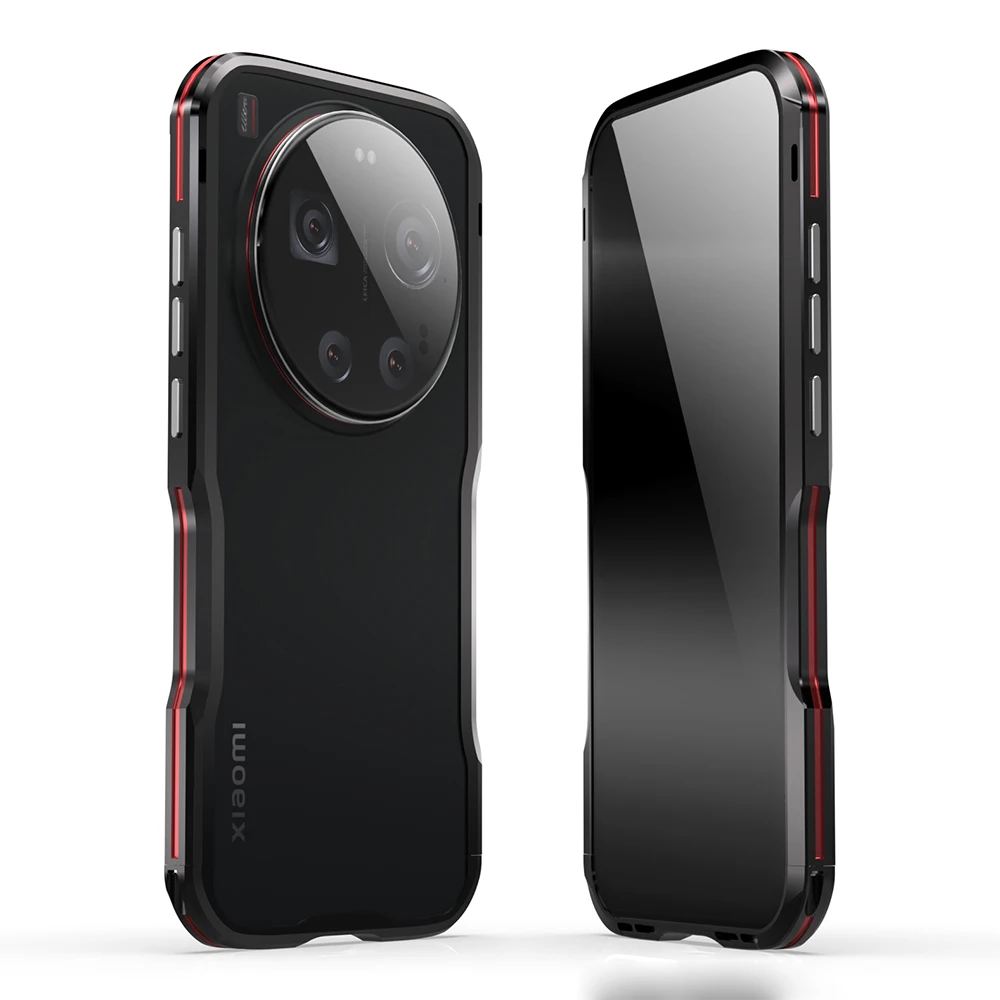 Фото Легкий алюминиевый металлический каркас для чехла Xiaomi 17 Ultra, металлический бампер-накладка для Mi 15 Ultra, противоударный чехол с защитой для объектива №1