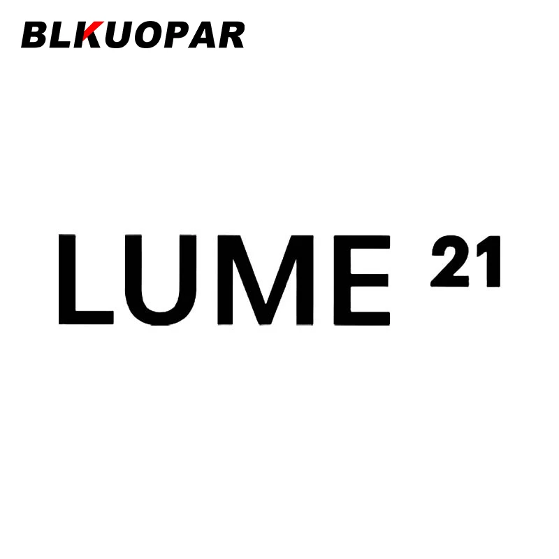 

Автомобильная наклейка BLKUOPAR LUME, оригинальная модная Водонепроницаемая наклейка, креативная устойчивая к царапинам наклейка для ноутбука, ...
