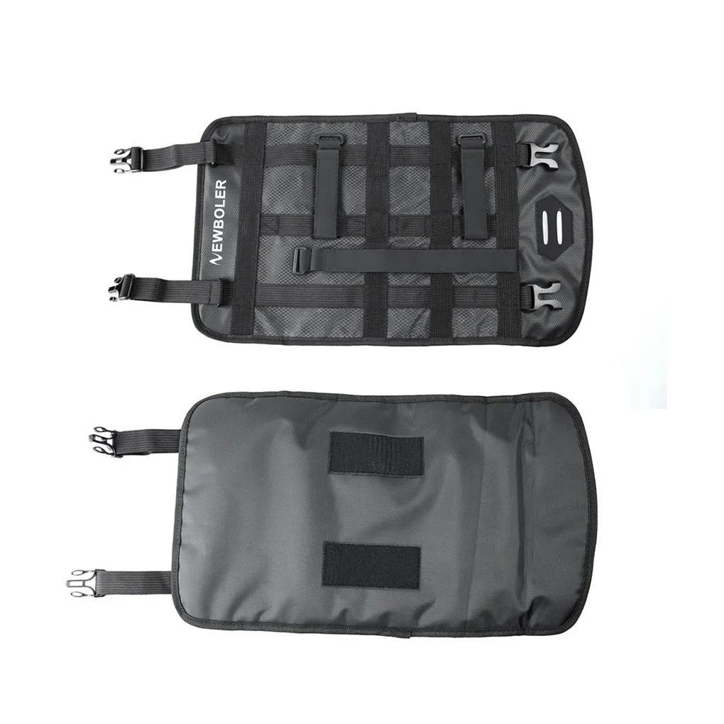 

Сумка на руль велосипеда, Универсальный однотонный водонепроницаемый держатель, аксессуары, органайзер, сумка для передних трубок, фитинги