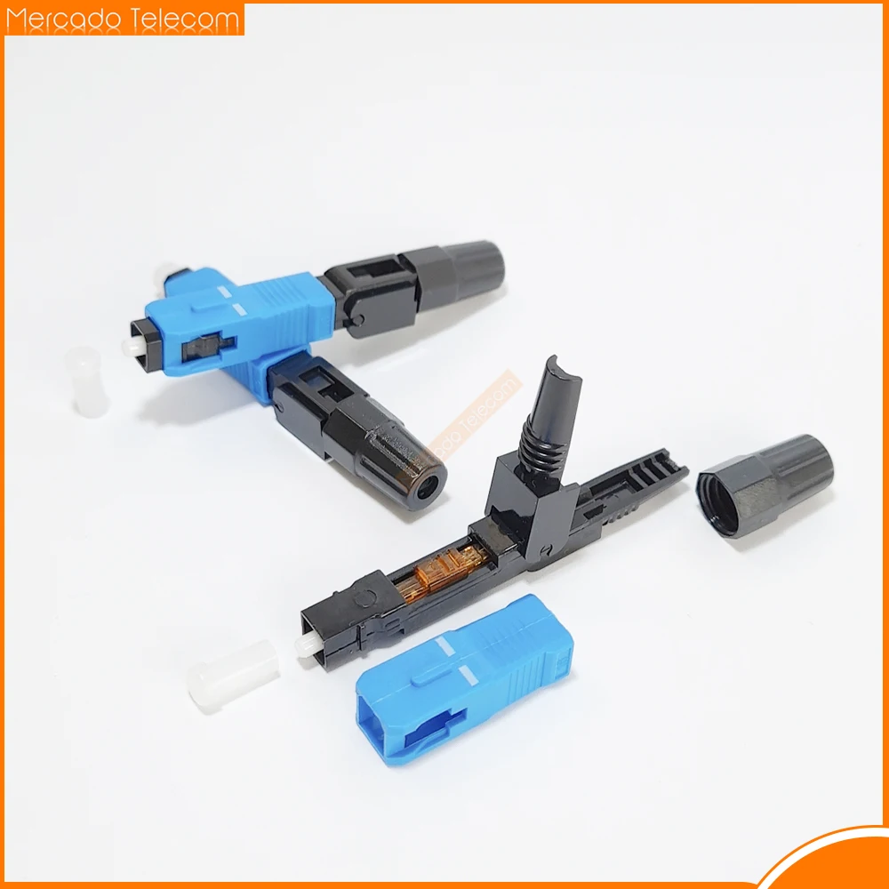 Free Shipping FTTH SC single-mode fiber optic SC UPC quick connector Fiber Optic Fast Connecto Telecommunication level