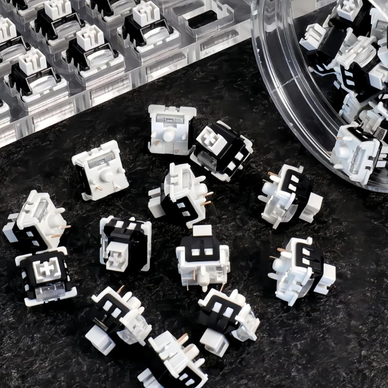 5-контактные линейные переключатели из серого дерева тихие и отзывчивые для