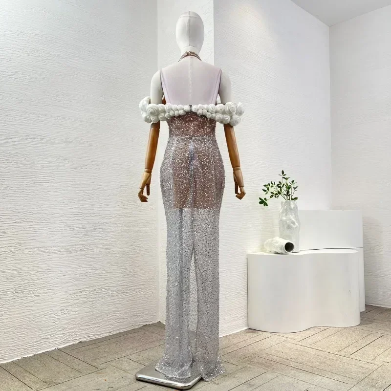 Женские макси-платья WorldCloset с аппликацией