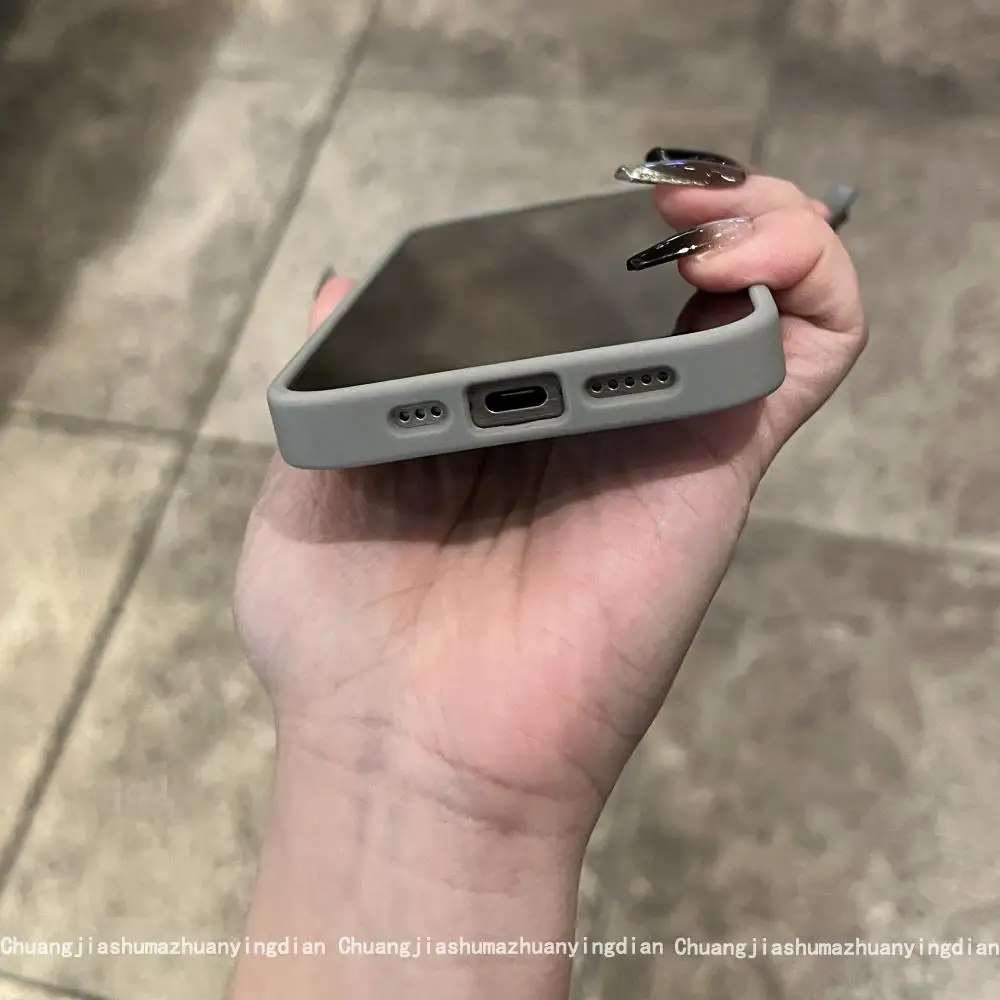 Suitable for 5 Phone Case 6 Leather Presbyopia Fashion Brand Iphone5promax Orange Half Pack 4pro Shatter-resistant ...