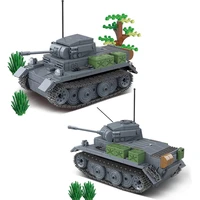 503pcs military tank building blocks luchs vk1303 ww2 soldiers army weapons city bricks boys childrens toy gifts
