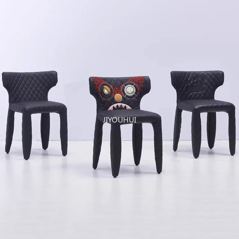 

Individual Designer Living Room Chairs Vanity Comfy Ergonomic Luxury Dining Chair Transats Waiting Fauteuil Salon Room Furniture