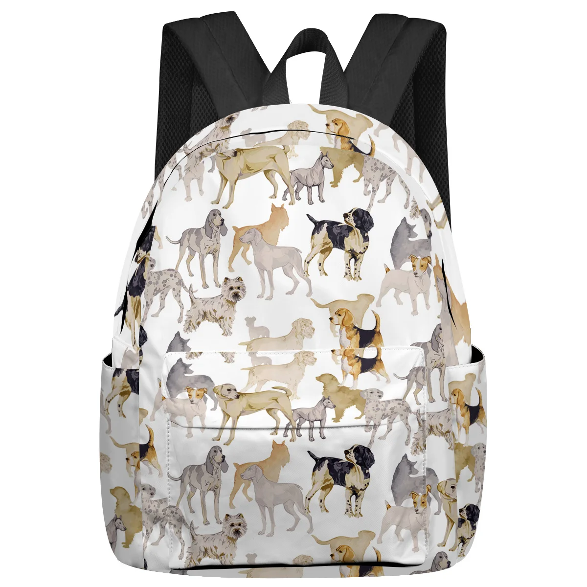 Рюкзаки для мужчин и женщин водонепроницаемые школьные ранцы милой собаки