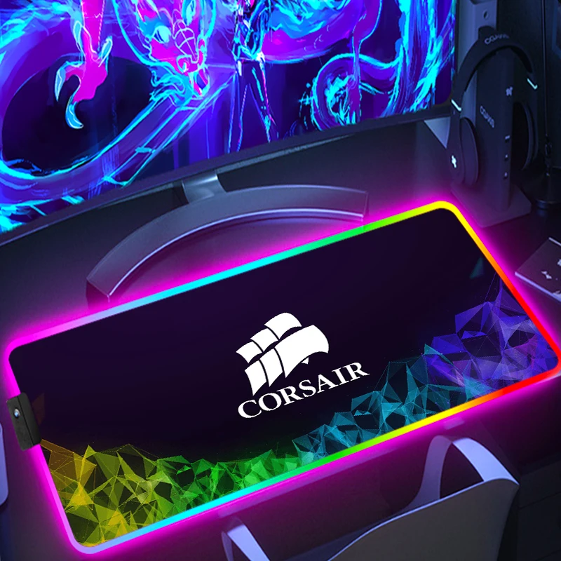 Настольный коврик для мыши Corsair аксессуары ноутбуков большой геймеров 900x400