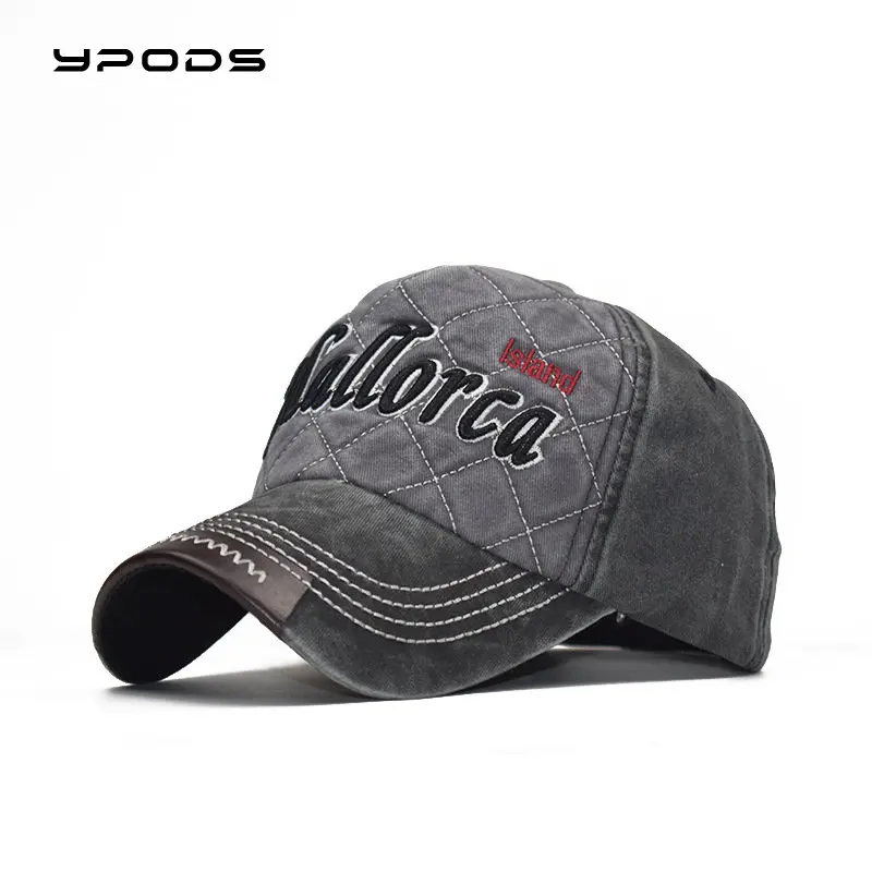 

Direct Sale Splicing, Washed and Worn Duck Tongue Hat, Fist Baseball Hat, Men's and Women's Fashion, Leisure and Sunshade