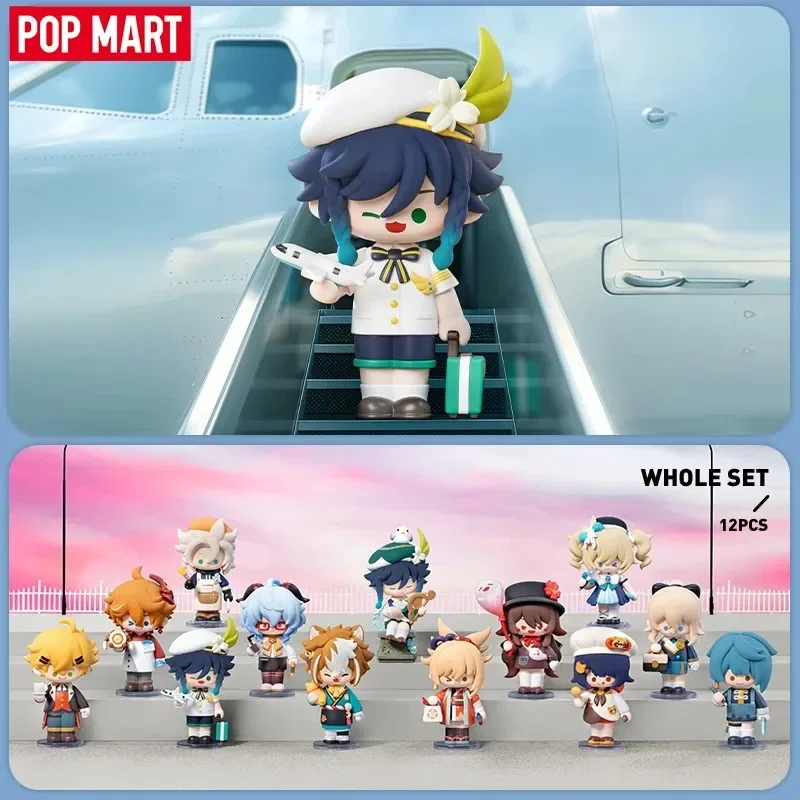 POP MART Genshin Impact Dress-Up Dreams Тематическая серия Chibi Слепая коробка Mystery Box Guess Bag Игрушки