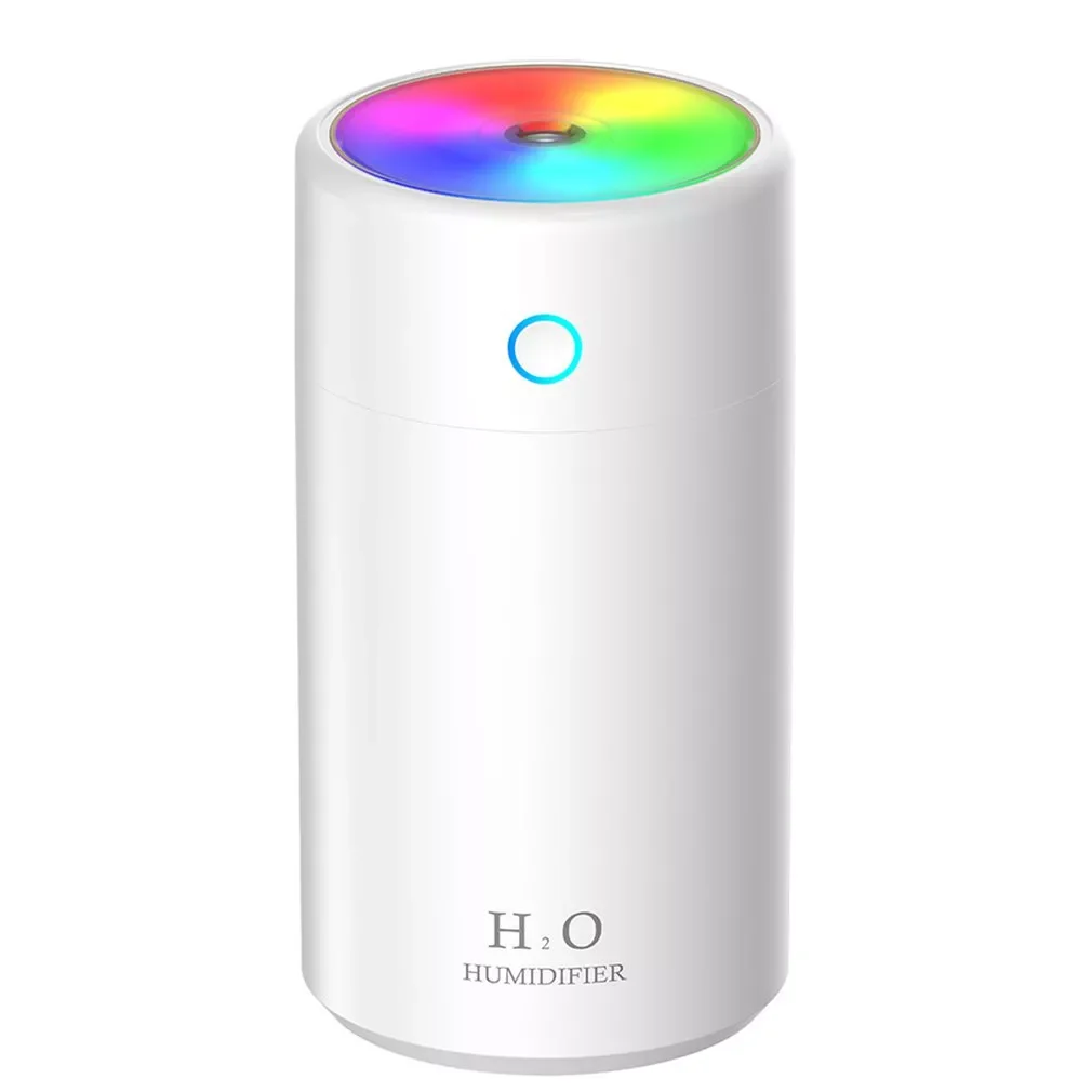 Mini LED Humidifier Colorful Car Household Humidifier Car Air Purifier Desktop Cup Shaped Humidifier Portable USB Humidifier