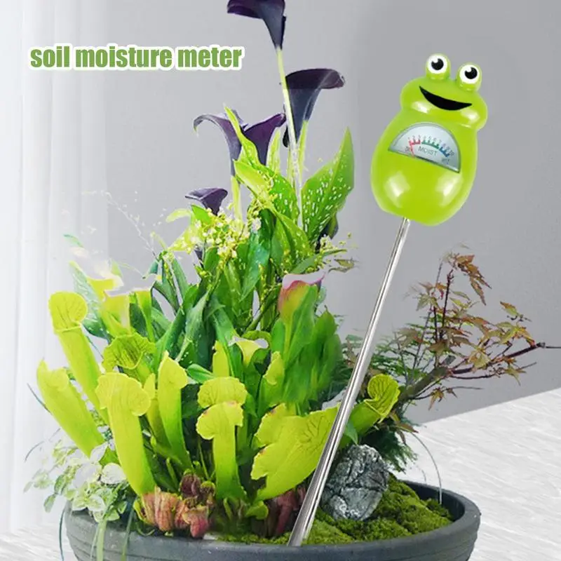 Измеритель влажности почвы для растений милая лягушка с градиентным циферблатом