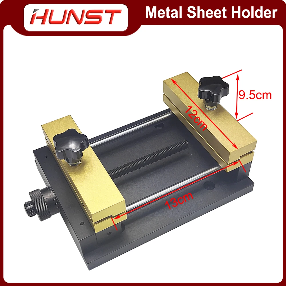 HUNST Metal Sheet Holder Marking Attechment Fixed Bracket Metal Fixture for Fiber Laser Engraving Machine Card Cutting enlarge