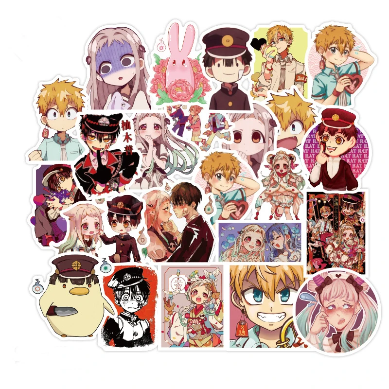 

10/30/50pcs Japanese Anime Toilet-Bound Hanako Kun Sticker For Waterproof Graffiti Stickers For Laptop Suitcase Scrapbooking