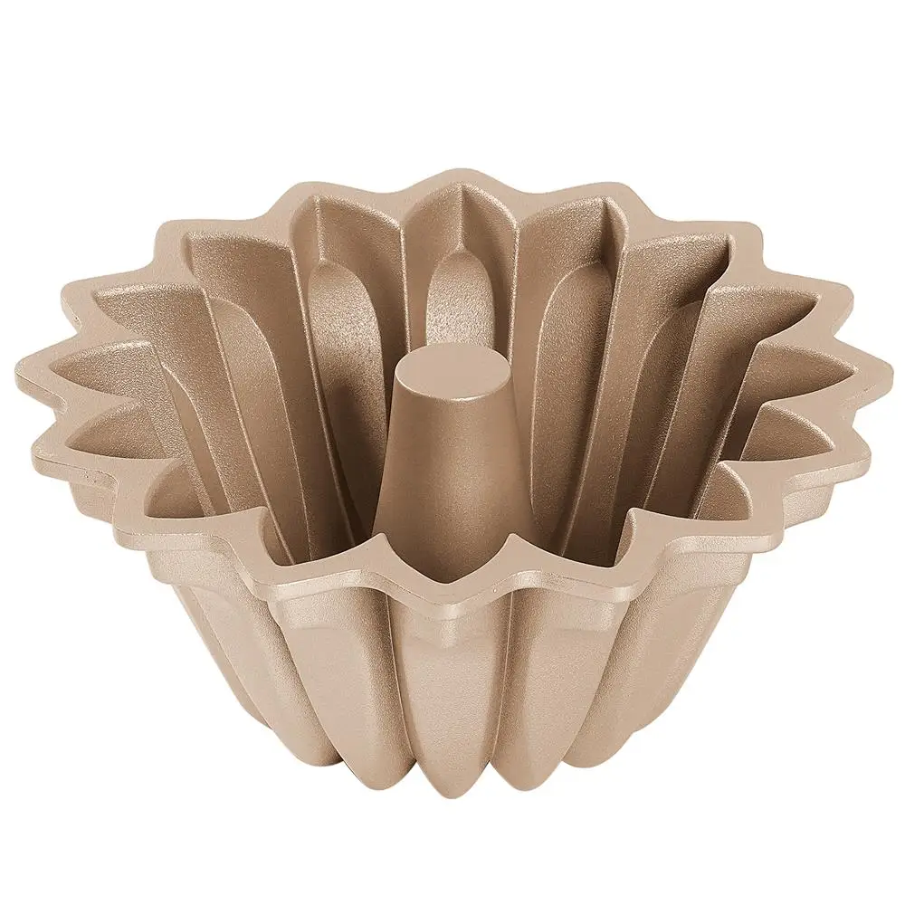 

2Layer of Nonstick Spring Water Fluted Bundt Cake Pan