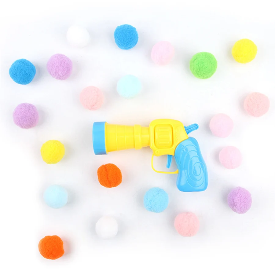 1 шт. плюшевый шарик пистолет для стрельбы игрушка кошки забавный успокаивающий