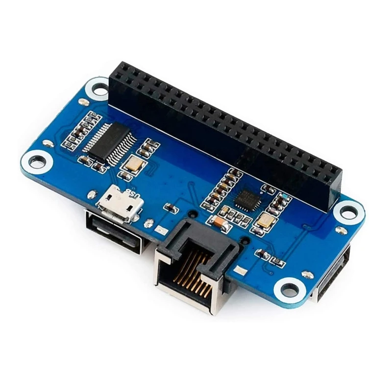 Плата расширения от USB к порту Ethernet RJ45 3usb-хаб HAT для Raspberry Pi 4 Model B 3B + Zero W WH 1 3 |