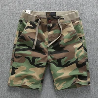 2022 new military camo shorts men fashion casual short pants summer shorts green knee length pants male