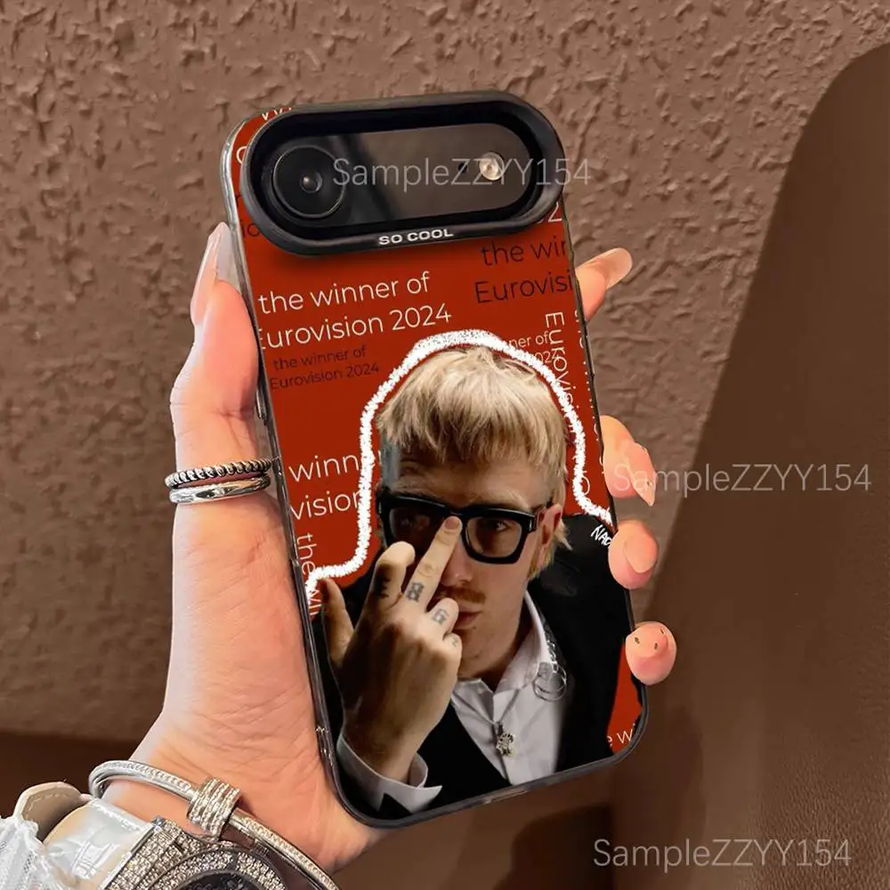 Фото Чехол для телефона J-Joost K-Klein Rapper для iPhone 15,16,17,13,14,11,12,Pro,Max,Plus,E,Air,Mini, серый матовый, противоударный, с покрытием IMD №4
