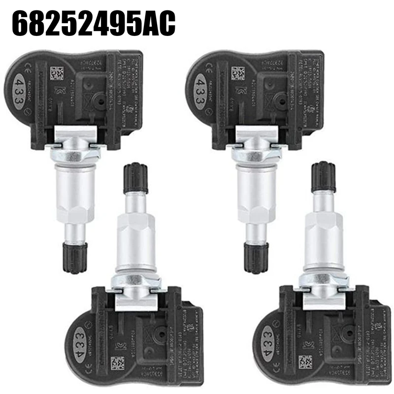 

Датчик давления в шинах автомобильный 68252495AC, датчик давления в шинах из АБС-пластика, легкая установка, для Jeep Grand Cherokee Durango