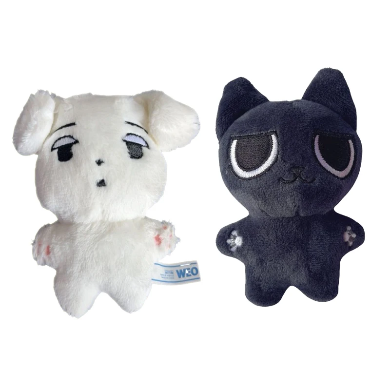 

Kpop AESPA WINTER KARINA Same Plush Keyrings Cartoon Dog Cat Doll Keychains Key Rings Bag Pendants Accessories For Fans Gifts