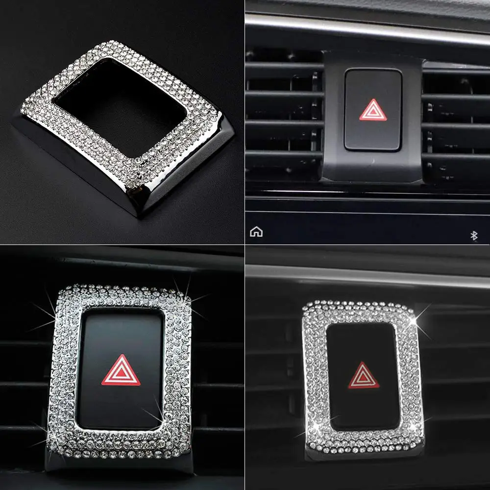 

For Honda Civic interior accessories sparkling warning light decorative frame cover compatible with hatchback