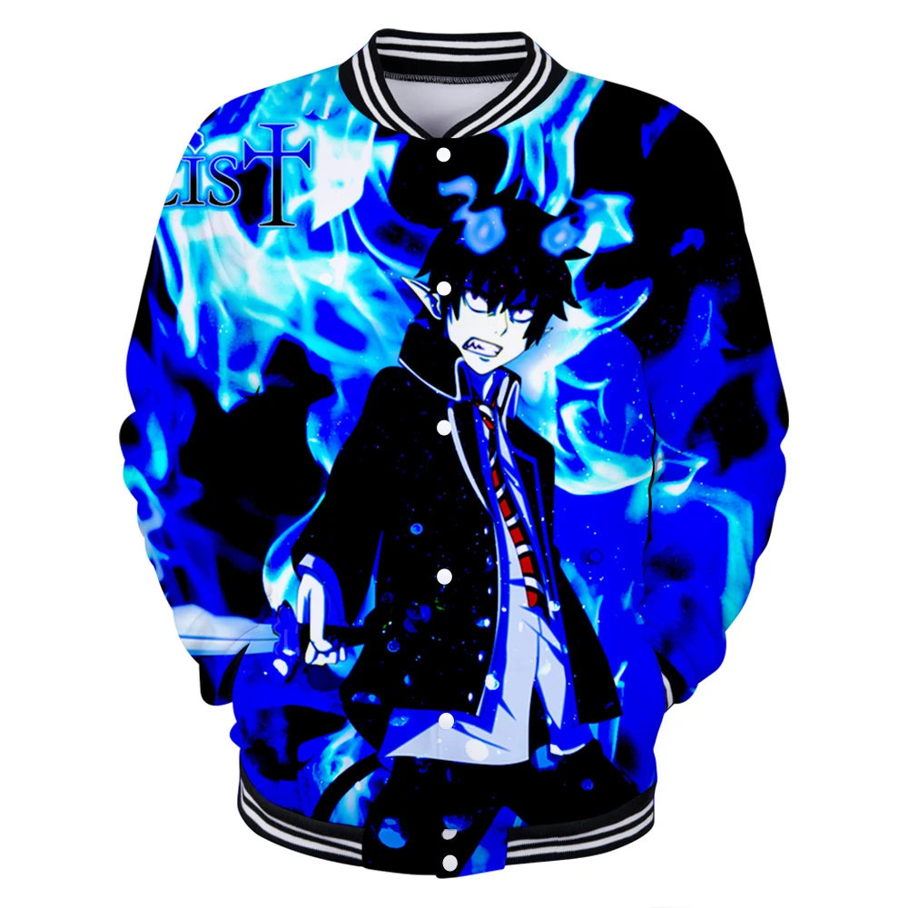 

Manga Blue Exorcist Sweatshirt 3D Tracksuit Baseball Jacket Women Men's Jacket Harajuku Streetwear Fashion A Brand Designer