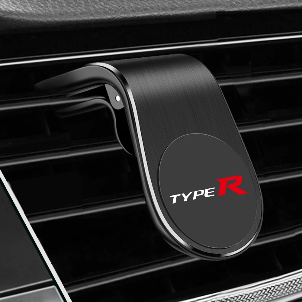 

Для Honda Civic Type R Type S Автомобильный воздуховыпускной отверстие Съемный магнитный держатель для телефона Автоматическая внутренняя подставка для мобильного телефона Автомобильные аксессуары