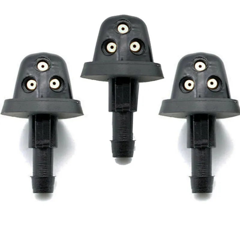 

3Pcs Plastic Front Rear Windshield Wiper Washer Spray Nozzle Jet Nozzles Triple Washers For T25 T3 Vanagon High Quality