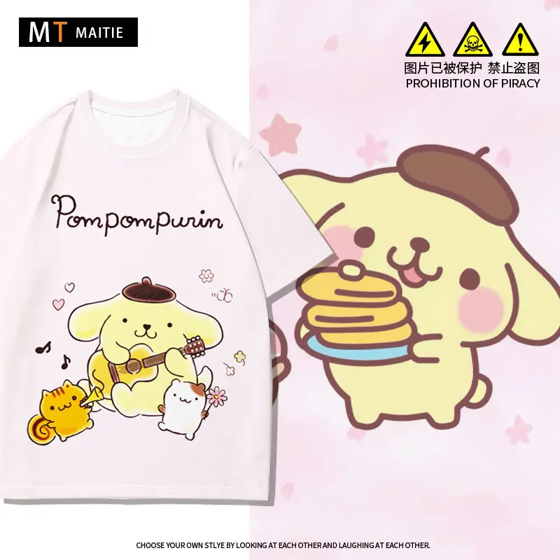 Футболка женская с коротким рукавом милая свободная брендовая одежда рисунком