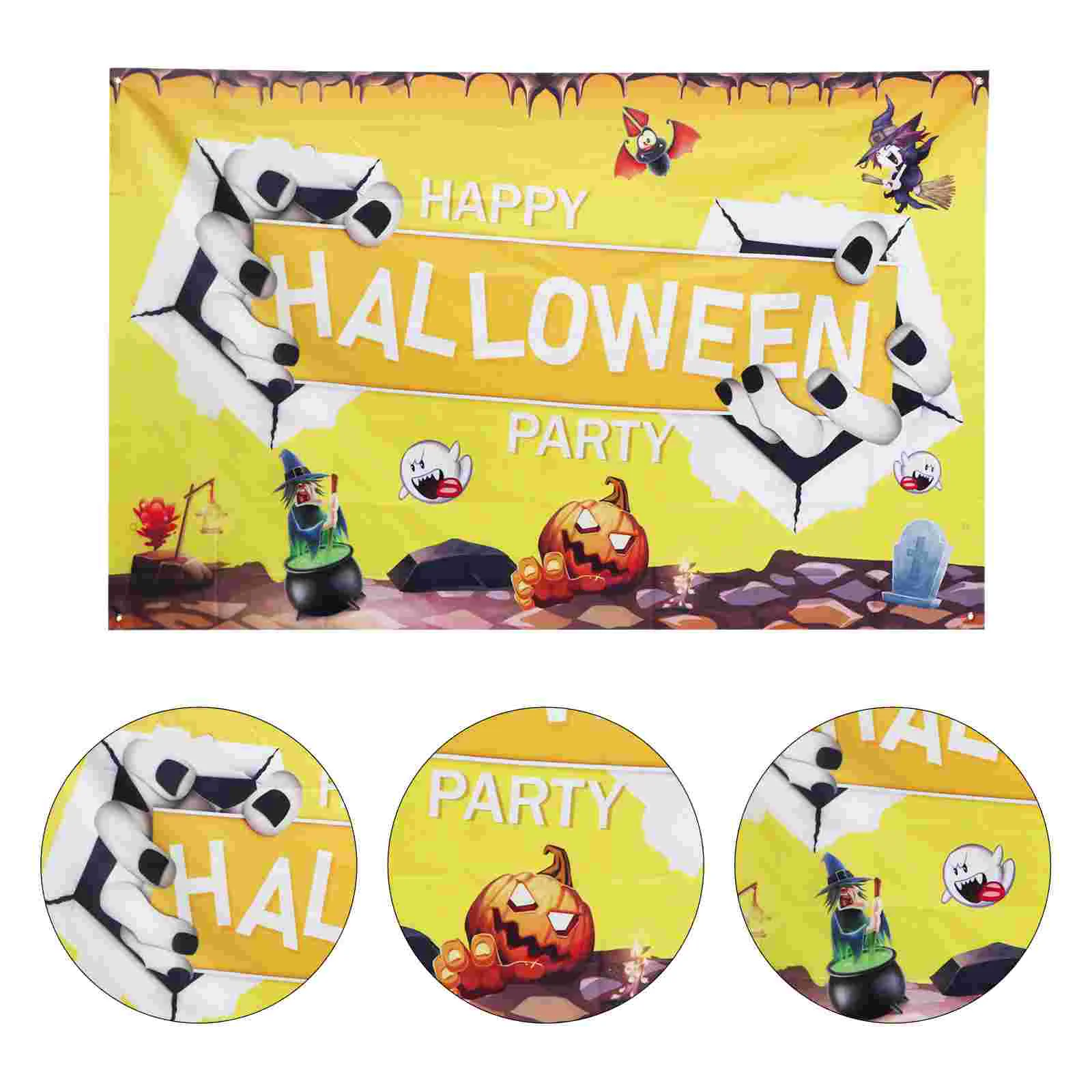 

1pc Party Backdrop Banner Decoration Hanging Decor (Assorted Color)