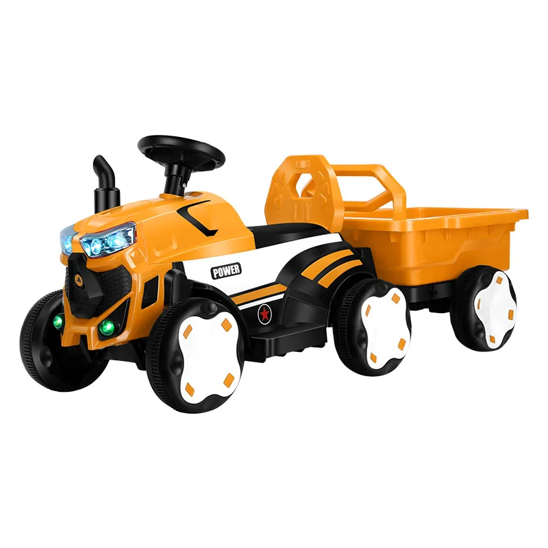 Automobile Charging 4 Wheels Motorcar Ride Cars Can Sit On People Tractor Boy Present