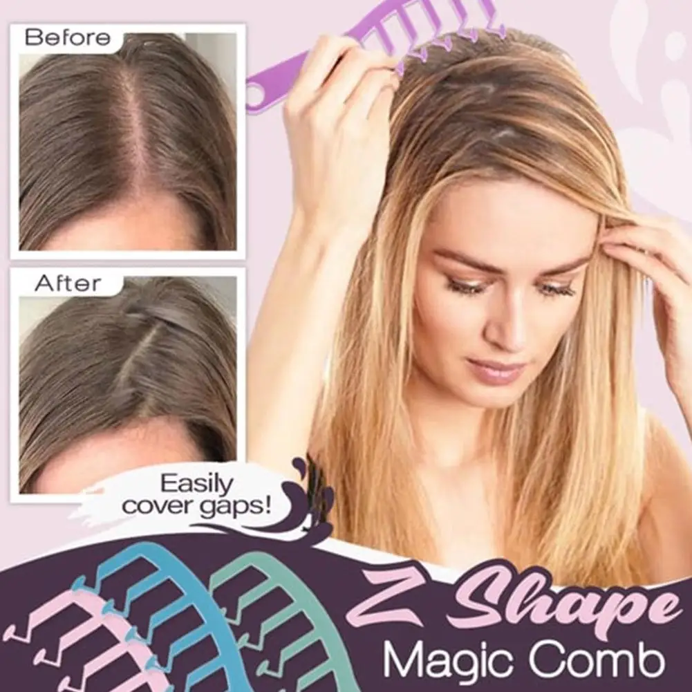 

Парикмахерская расческа Z-образной формы для волос, инструмент для укладки волос, для дома и девушек, аксессуары для парикмахерских
