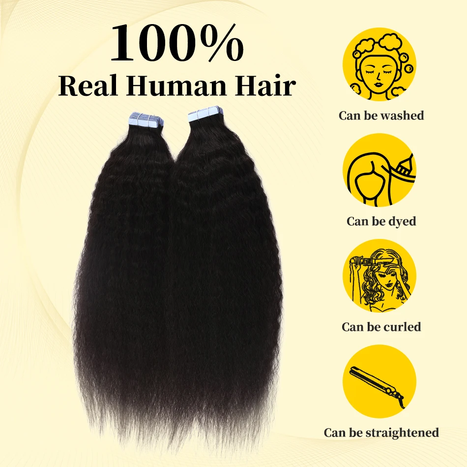 Рисунок 3 - Кудрявые прямые накладные человеческие волосы