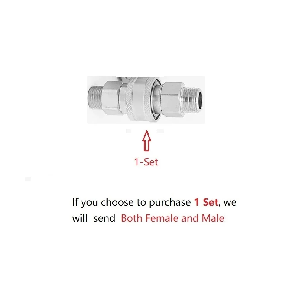 Гидравлическая масляная труба высокого давления, быстроразъемный самоблокирующийся Внешний резьбовой двойной самозапечатывающийся гидравлический быстроразъемный соединитель