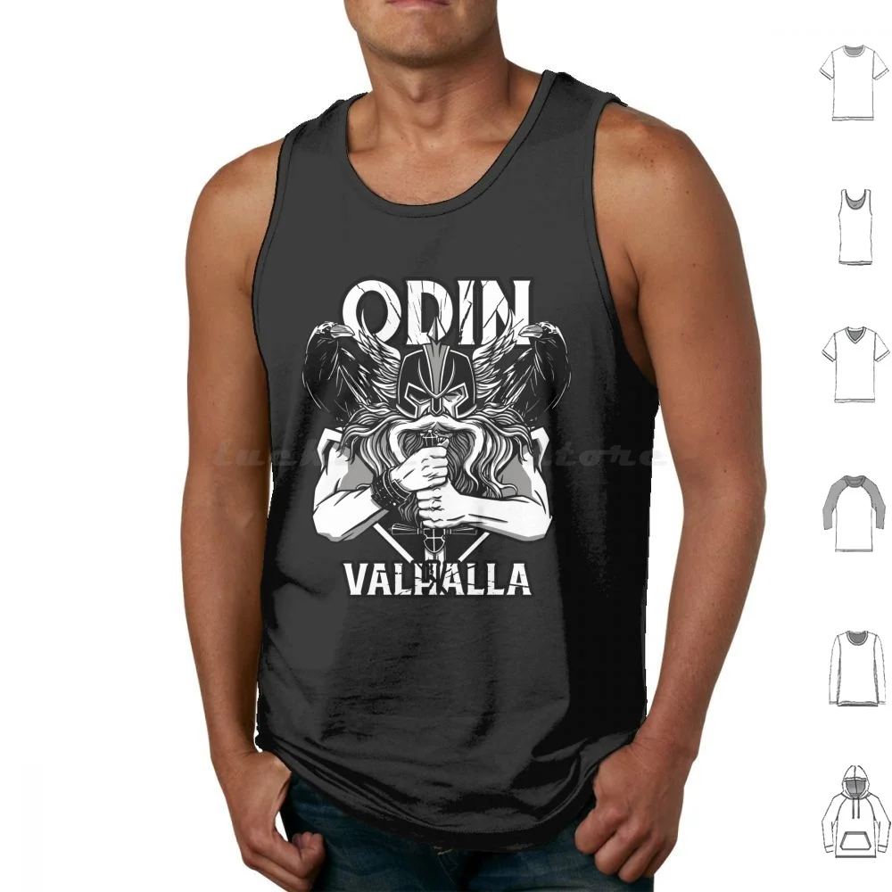 

Odin Valhalla Viking Tank Tops Vest Sleeveless Viking For Father For Dad Vikings Dad Birthday Viking Daddy Dad Viking Power