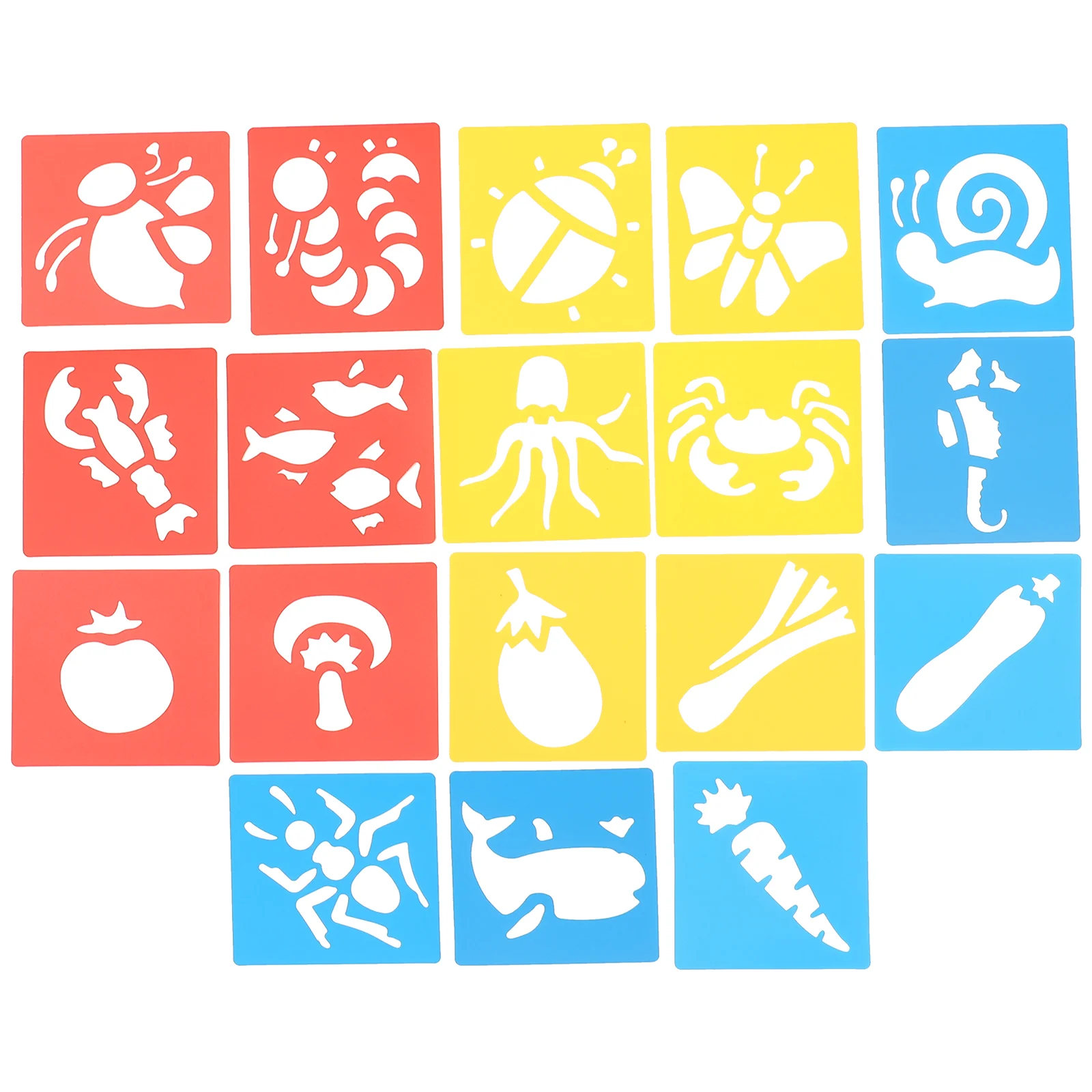 

3 Sets Painting Stencils Templates Drawing Stencils Templates for Children