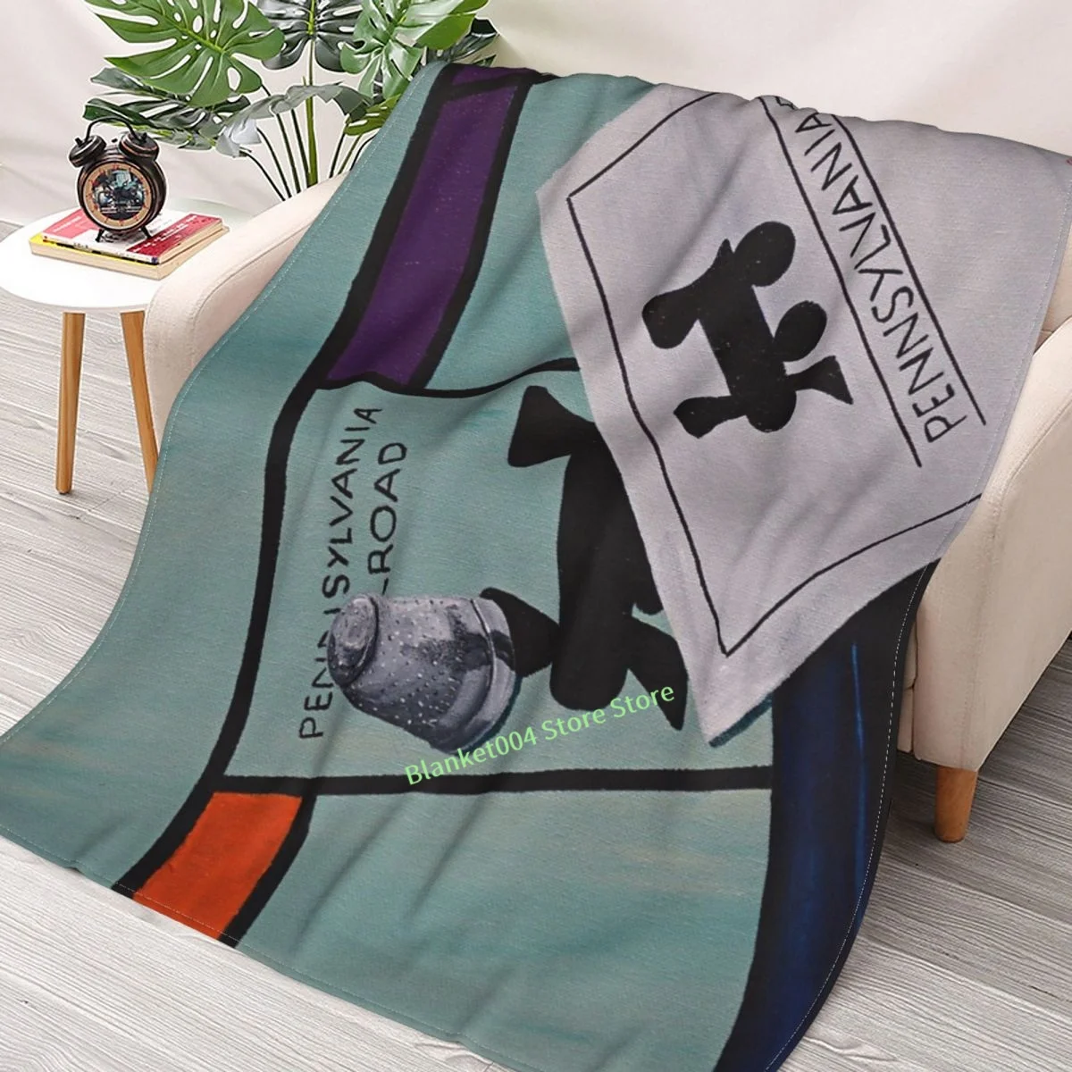 

Buying Pennsylvania Throw Blanket 3D printed sofa bedroom decorative blanket children adult Christmas gift
