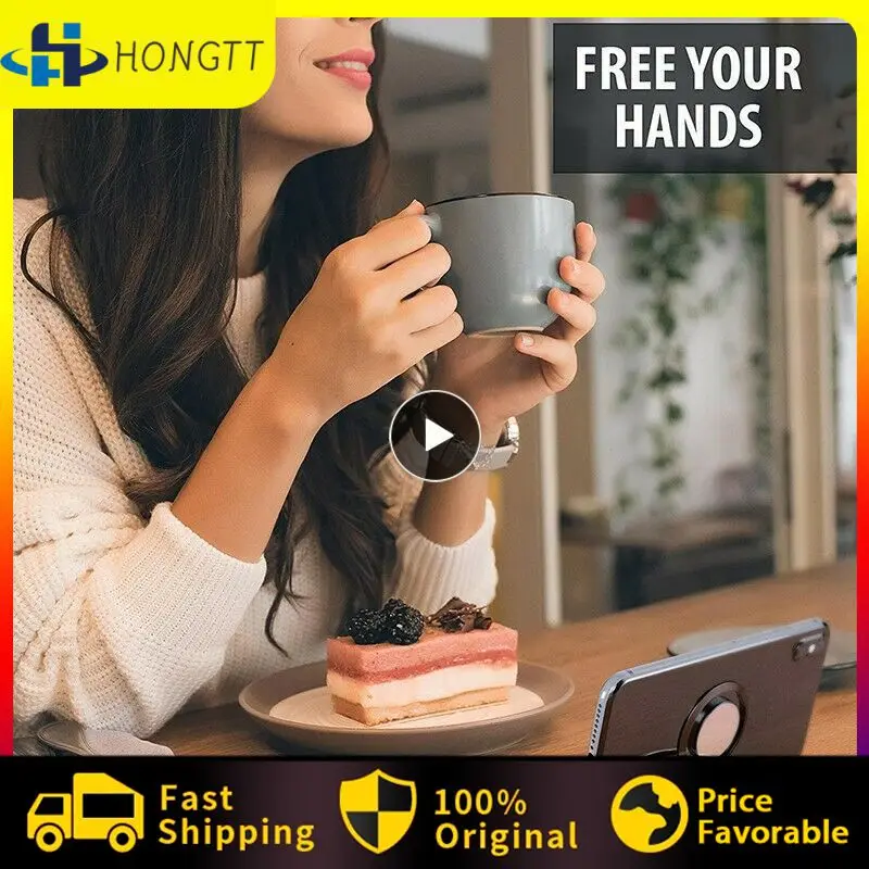 

360 Finger Ring Car Phone Holder Durable Universal Cell Phone Holder Stand Portable Car Interior Accessories Magnetic