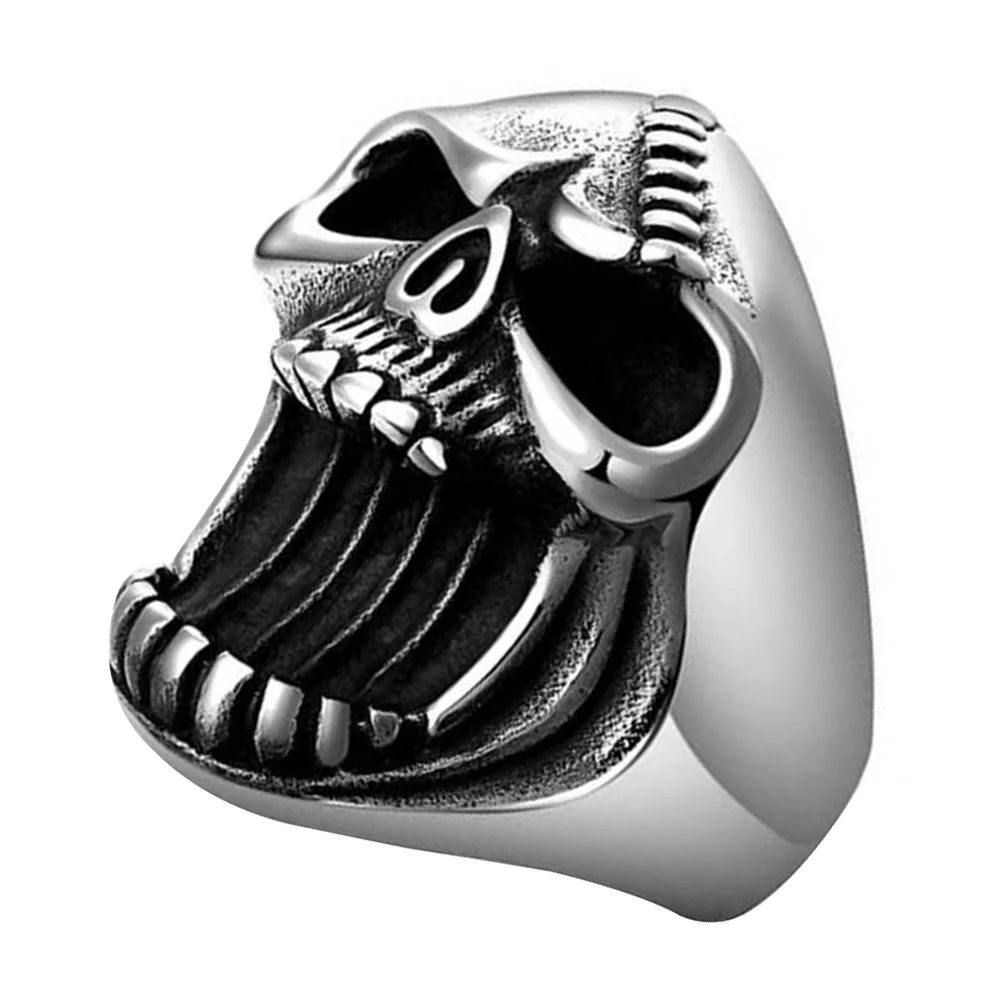 ść pierścienia Trend korkociąg męski pierścionki męska czaszka dla kobiet 35x3CM aluminiowy otwieracz do butelek