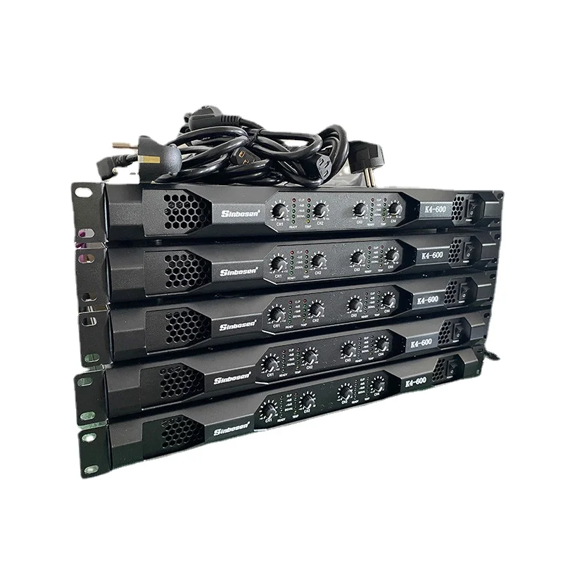 

Dj Speaker Digital Amplifier 1U Class D K4-450 Professional 450watt 4 Channel Power Amplifier