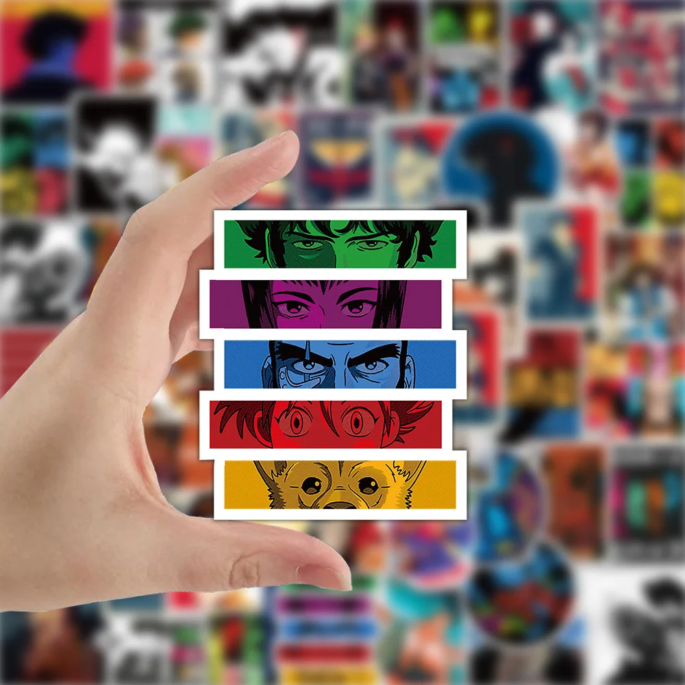 

10/30/50/100PCS Cowboy Bebop TV Anime Cartoon Stickers DIY Diary Laptop Luggage Skateboard Graffiti Decals Fun