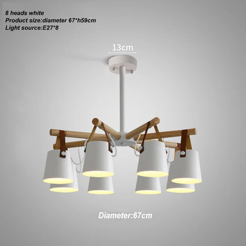 

Потолочная люстра DF LIGHT HOUSE 3 головы черная/белая