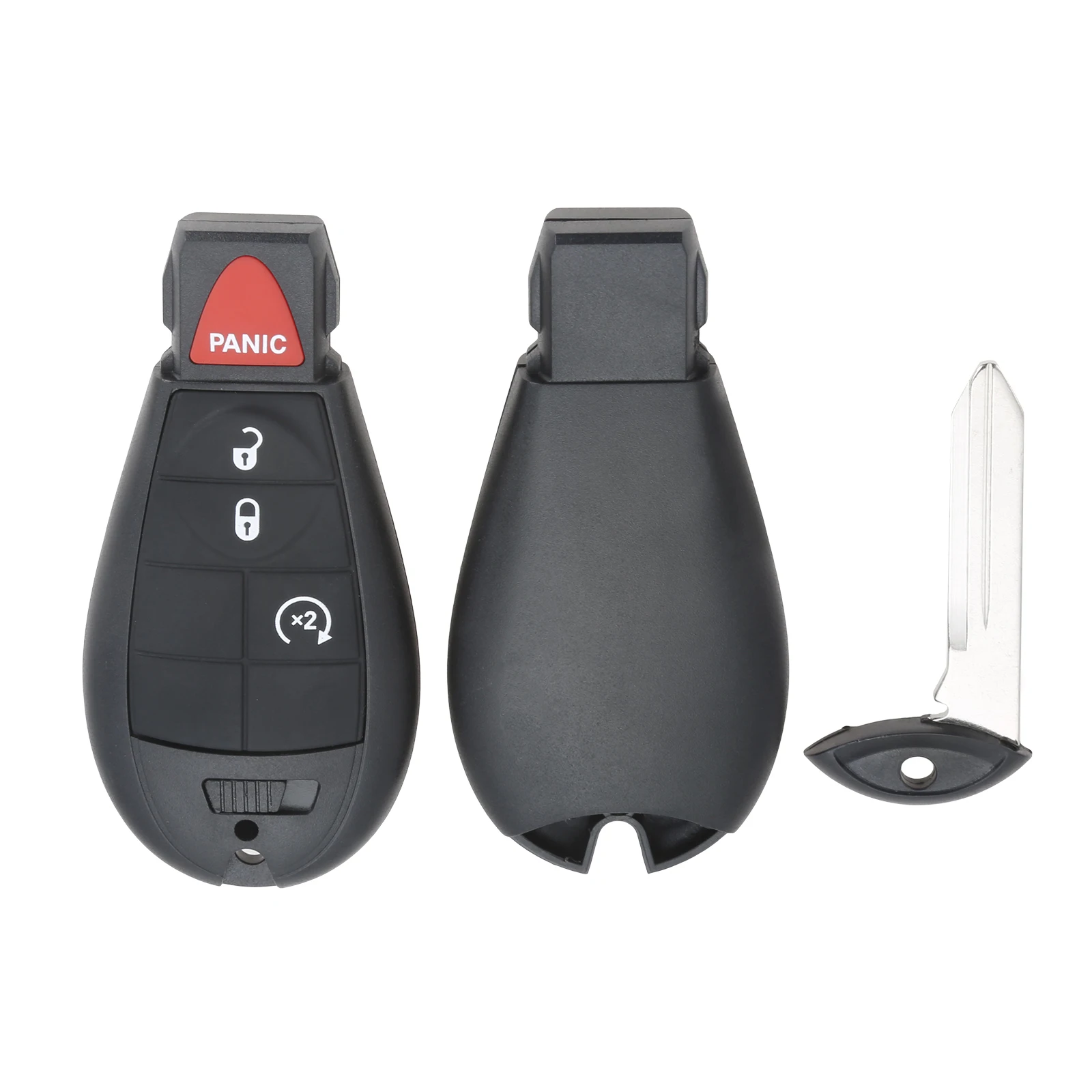 

2Pcs 3 Button Automotive Keyless Entry Remote Key Control Transmitter for Dodge Ram1500 2500 3500 IYZ-C01C M3N5WY783X 433 Mhz