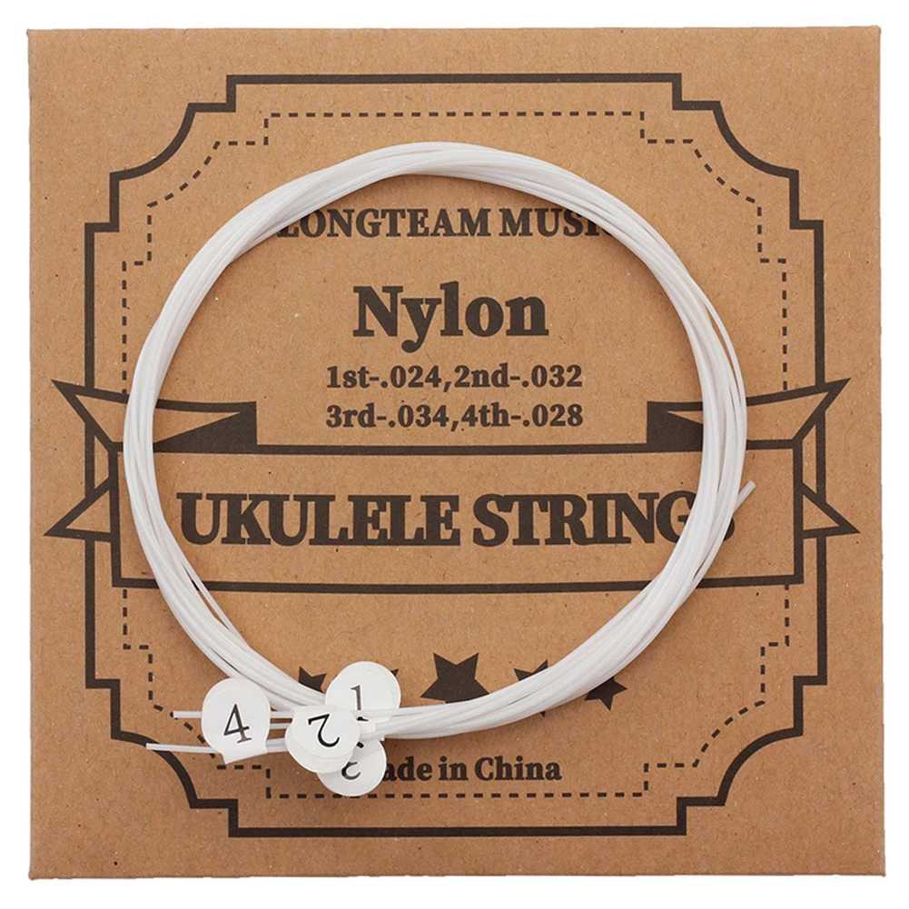 

Ukulele Strings Replacement GCEA Tuning Nylon Soprano For 21/23/26in Ukuleles Universal 0.65mm 0.76mm 0.97mm 0.68mm Accessory