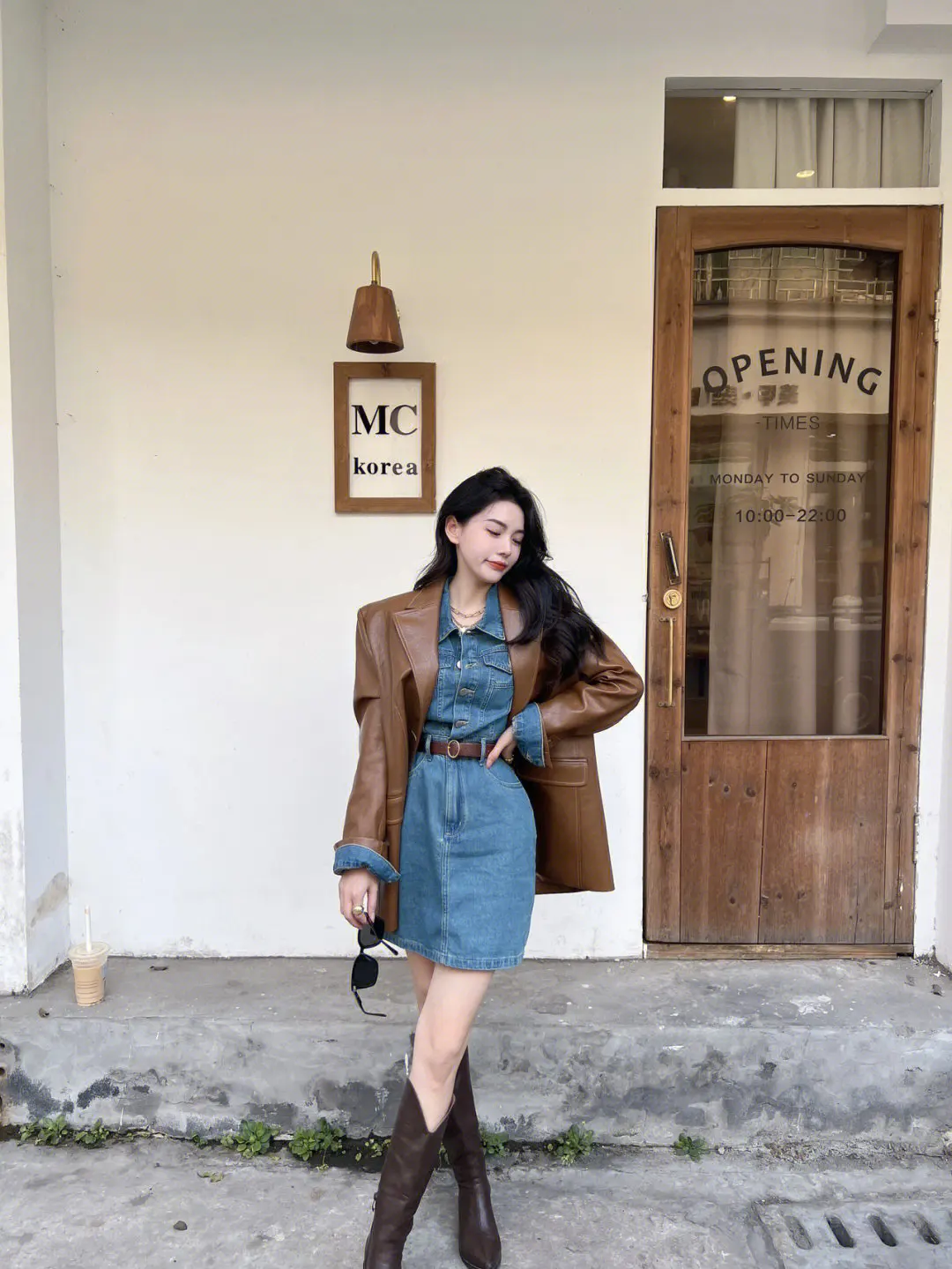 Куртка женская демисезонная из ПУ кожи свободный блейзер в стиле ретро