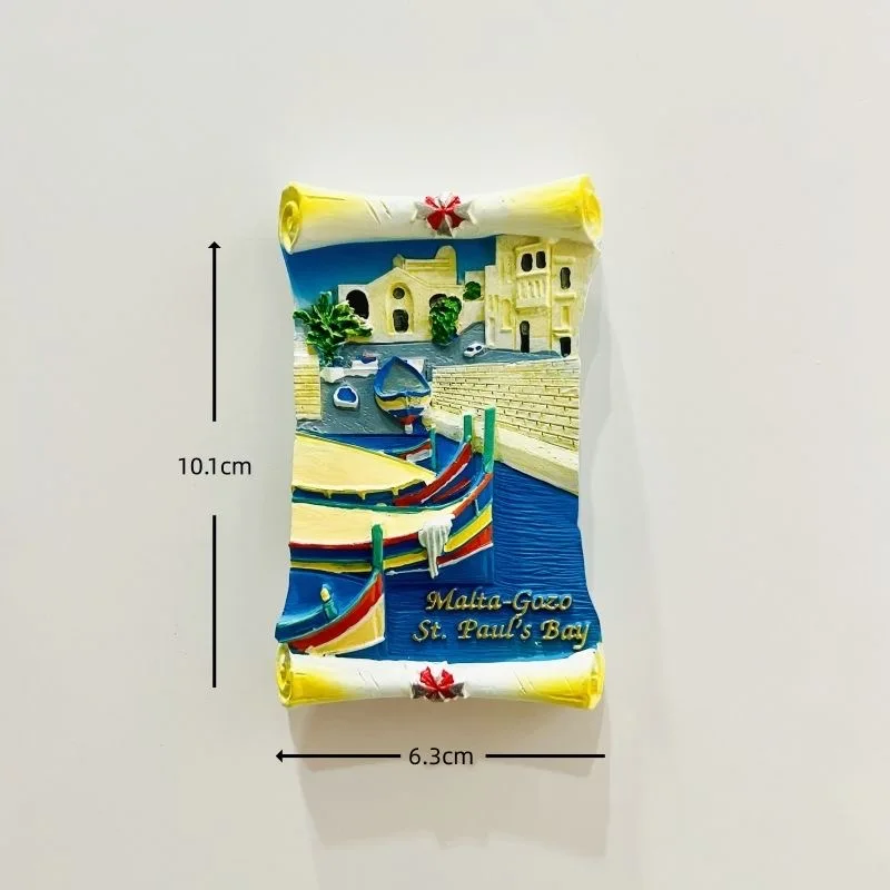 Фото Malta 3D магниты на холодильник туризм сувенир смолы магниты на холодильник коллекция наклеек ремесленные подарочные украшения статьи №5