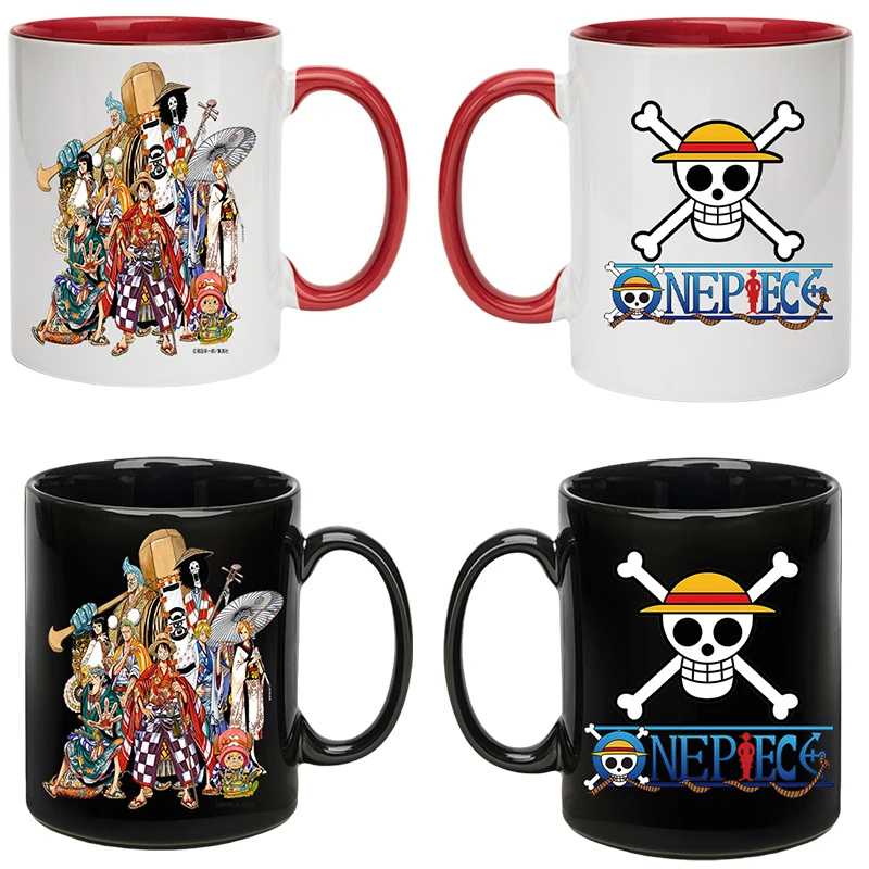 11 унций аниме ONE PIECE Chopper Luffy мультфильм креативный Sanji BROOK милая керамическая