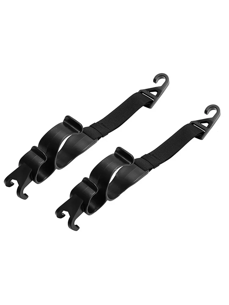 2 шт. крючок для заднего сиденья автомобиля, многофункциональный крючок для заднего подголовника, регулируемый держатель для зонта, крепление для багажника, аксессуары для автомобильного интерьера