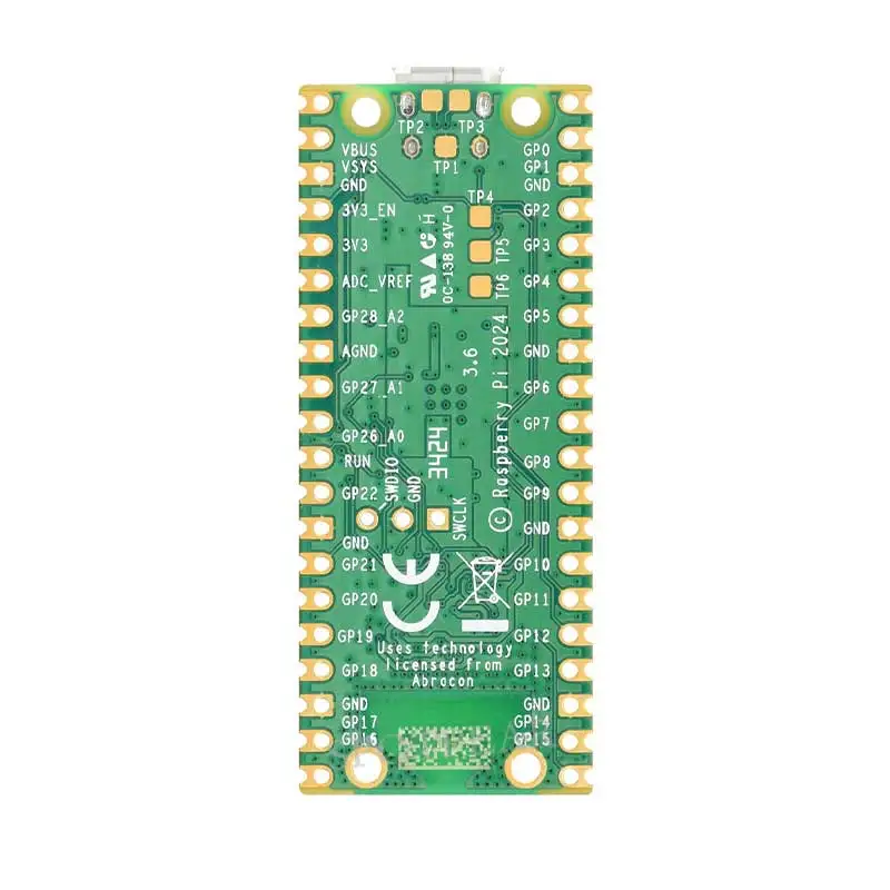 Raspberry Pi Pico 2 Вт RP2350 Pico2W ARM Cortex-M33 и RISC-V Hazard3 Wi-Fi4 Bluetooth5.2 CYW43439